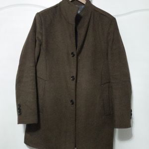 Brown Wool Peacoat